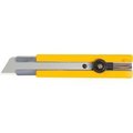 Olfa OLFA® H-1 Rubber Inset Grip Ratchet-Lock Utility Knife - Yellow 5006